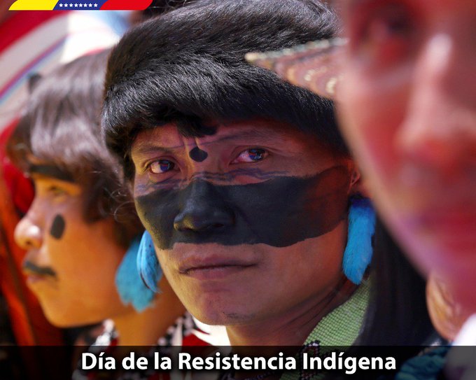 mippci_ven's tweet photo. #12Oct|🇻🇪 🗺️ ¡ETIQUETA DEL DÍA! ▶️ 

#GritoDeResistenciaIndígena

¡Reivindicación por sus luchas en defensa de esta tierra! https://t.co/tZ5gVDI1ka