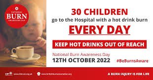 We’re supporting National Burn Awareness Day 2022 in PED today. Helping to spread the word on prevention and first aid to our families. #BeBurnsAware #stopteaber  #prevention #firstaid