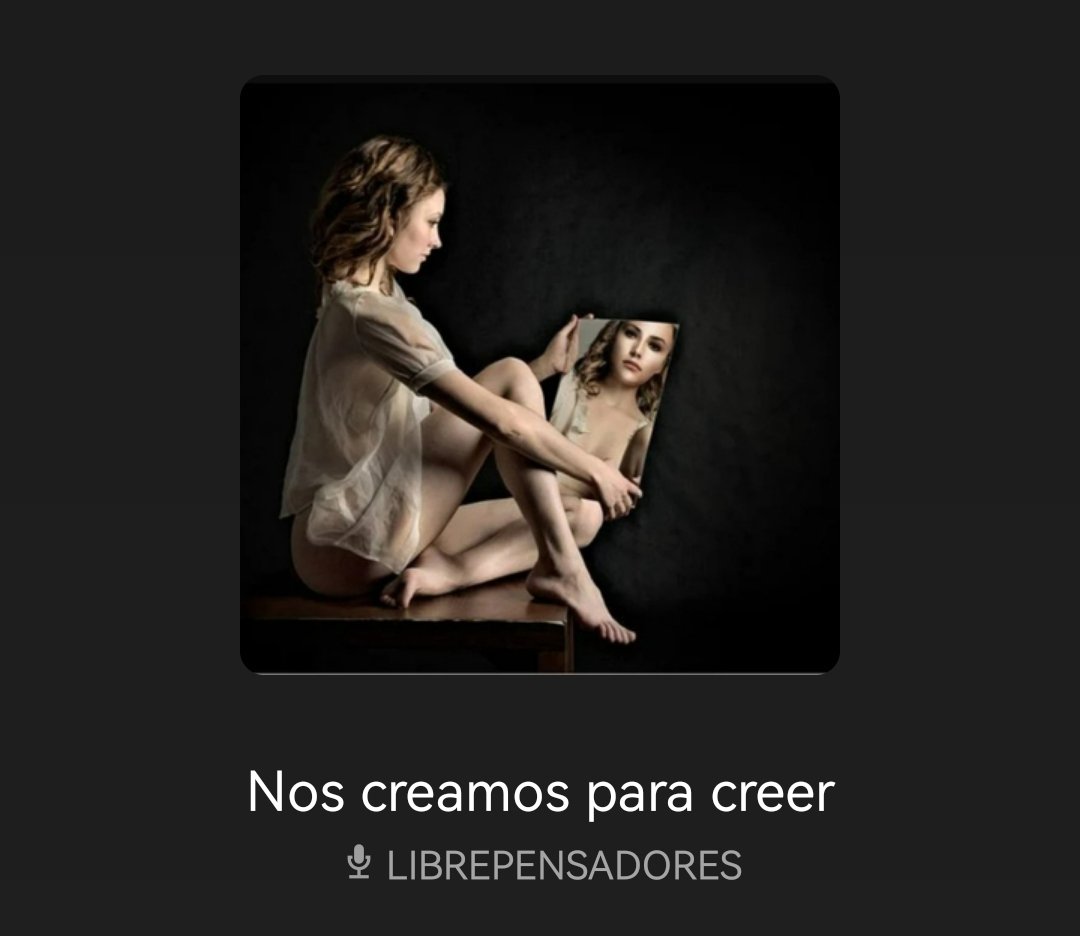 ¿Podrían afirmar con seguridad que, cuando terminen de escuchar el contenido de este vídeo, cada uno de ustedes será la misma persona que lo empezó?

Nos creamos para creer
(Por José María Ayaso) 👇
youtu.be/HUHjW20QJpM