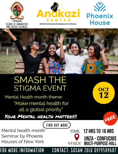 ⁦<a href="/PhoenixHousesNY/">Phoenix Houses NY|LI</a>⁩ is going international- thanks to ⁦<a href="/Zoom/">Zoom</a>⁩ we will be providing a seminar for the University students in Zambia! Smash the Stigma!