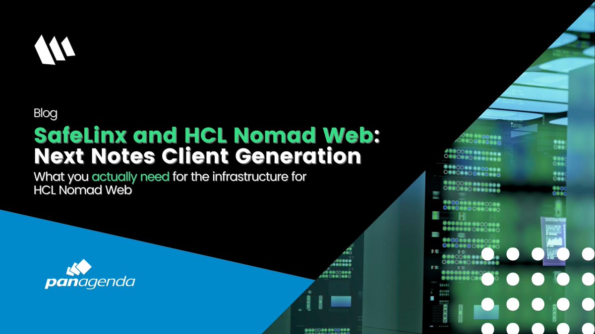 panagenda's tweet photo. When starting your journey to HCL Nomad Web there is a lot you need to consider. 🤔
 
You need to pay attention to the infrastructure, the security standards, and so much more.
 
Find out what you actually need for the infrastructure for HCL Nomad Web at: https://t.co/EAYcp6UZs8 https://t.co/prW0bZVngt