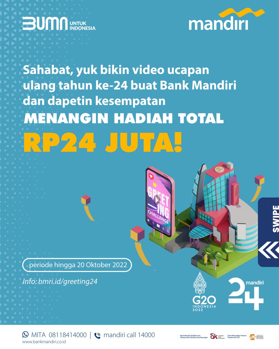 bank mandiri tweet media