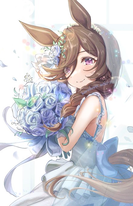 「closed mouth wedding dress」 illustration images(Latest)｜4pages