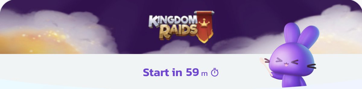 🦁🐰 The Kingdom Raids #cIFO is going LIVE in 1 hour (at 12:00 UTC)!

🛍️ Visit IFO page to learn how to participate: 
pancakeswap.finance/ifo

🥞 Don't forget to keep some separate amount of CAKE to participate in IFO Sale.