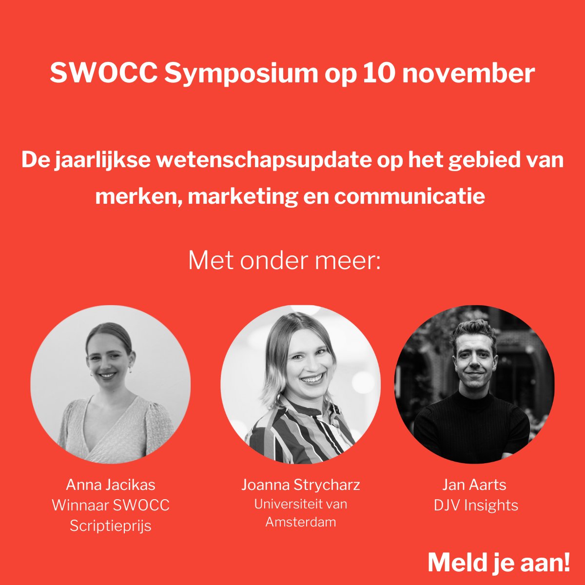 SWOCC (@swocc_nl) on Twitter photo <a href="/StrJoanna/">Joanna Strycharz</a> van de <a href="/UvA_Amsterdam/">UvA Amsterdam</a> is één van de sprekers tijdens het SWOCC Symposium.
Wil je alvast kennis maken met Joanna? Lees het mini interview op onze website!
swocc.nl/persoon/joanna… <a href="/StrJoanna/">Joanna Strycharz</a> van de <a href="/UvA_Amsterdam/">UvA Amsterdam</a> is één van de sprekers tijdens het SWOCC Symposium.
Wil je alvast kennis maken met Joanna? Lees het mini interview op onze website!
swocc.nl/persoon/joanna…