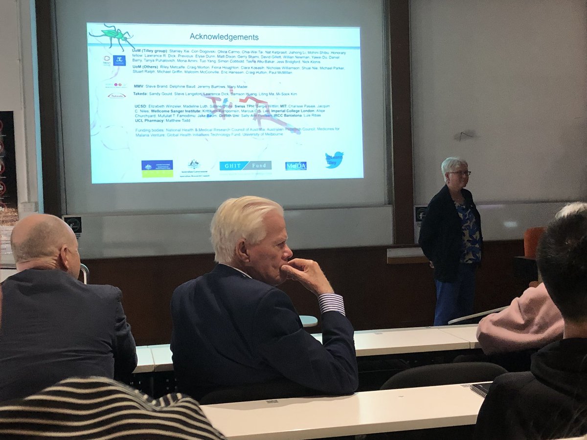 MMaryGarsonae's tweet photo. @LeannTilley presents the Biochemistry Alumni lecture at #SCMB @UQ_News on cellular machines, molecular movies and malaria therapies. A tour de force in collaborative science led by a superstar female #STEM academic. More of this please! https://t.co/jHqi0GDV3o