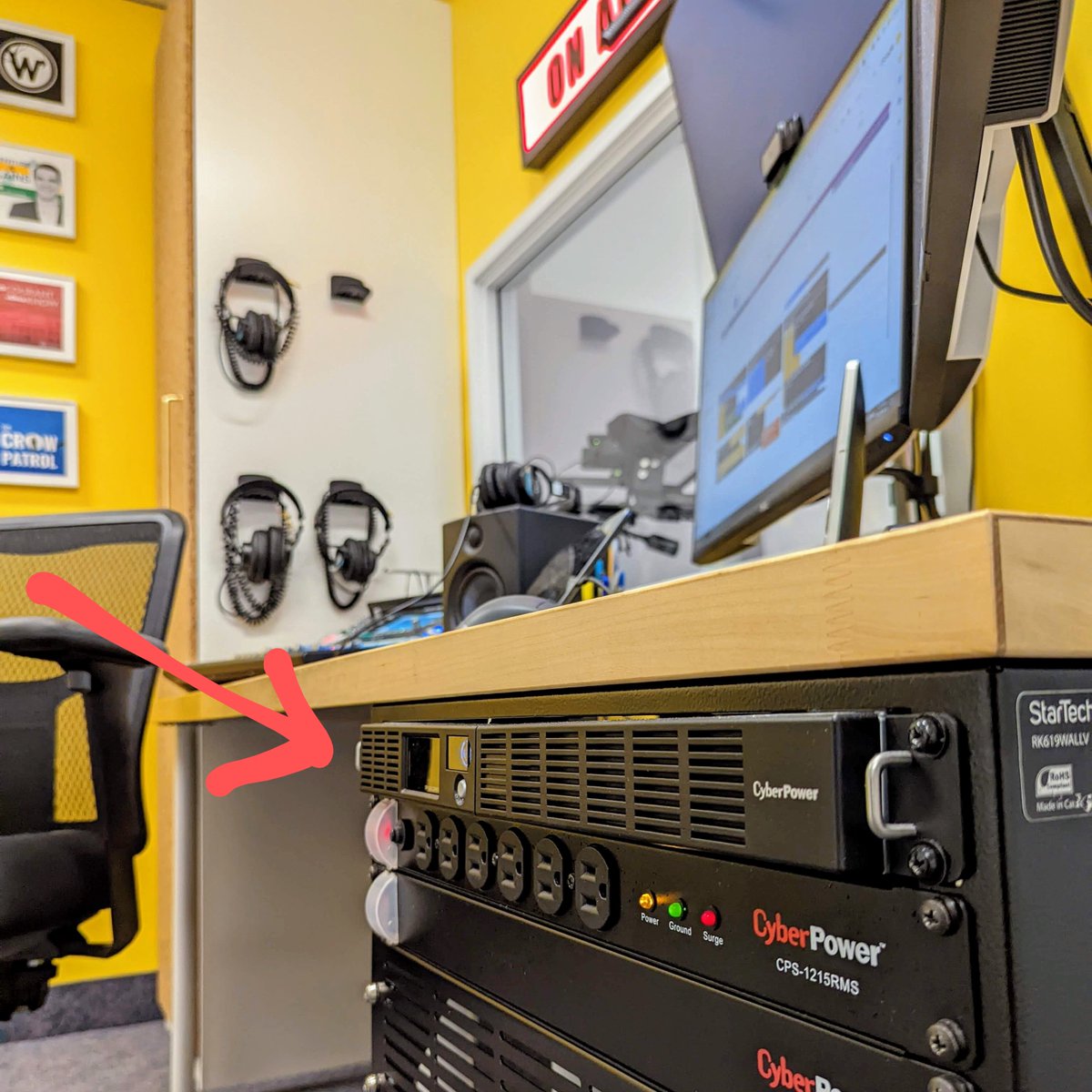 jpdd's tweet photo. Our podcast studio is ready for anything - even a power outage. 

If we ever lost power during a recording session nothing would be lost thanks to our battery backups!

#ottawa #ottawabusiness #downtownottawa
#podcaststudio #podcasting #podcastcommunity #podcasttips https://t.co/mydgQO3rep