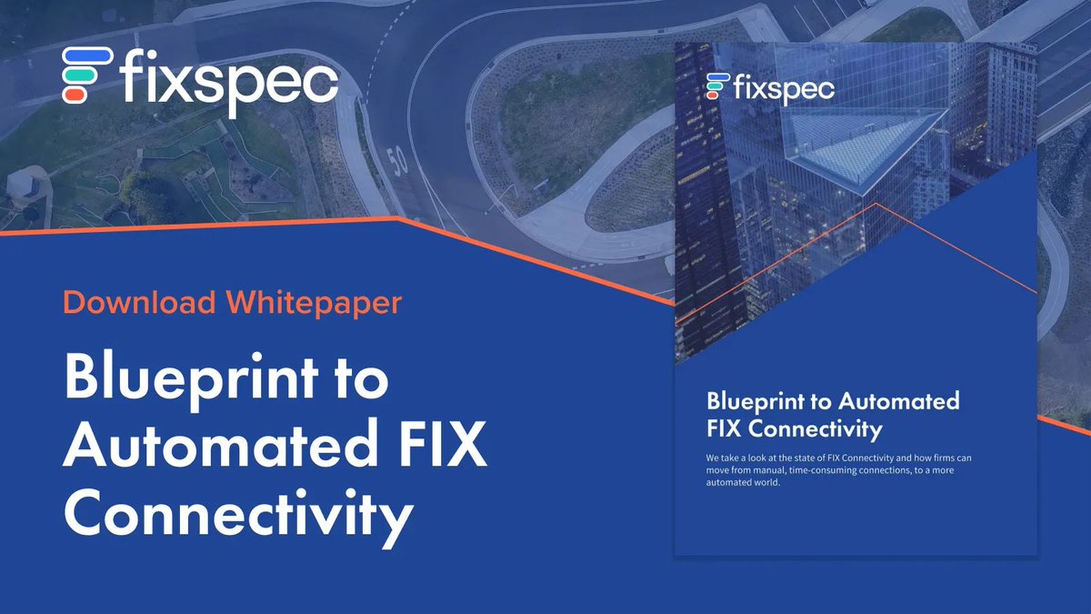 How can firms move from manual, time-consuming #FIX #connections, to a more #automated world? 

In our #whitepaper, we take a look at the state of FIX and a process-driven approach to automation that is manageable and can evolve over time.

Download now:
buff.ly/3RE1q0Z
