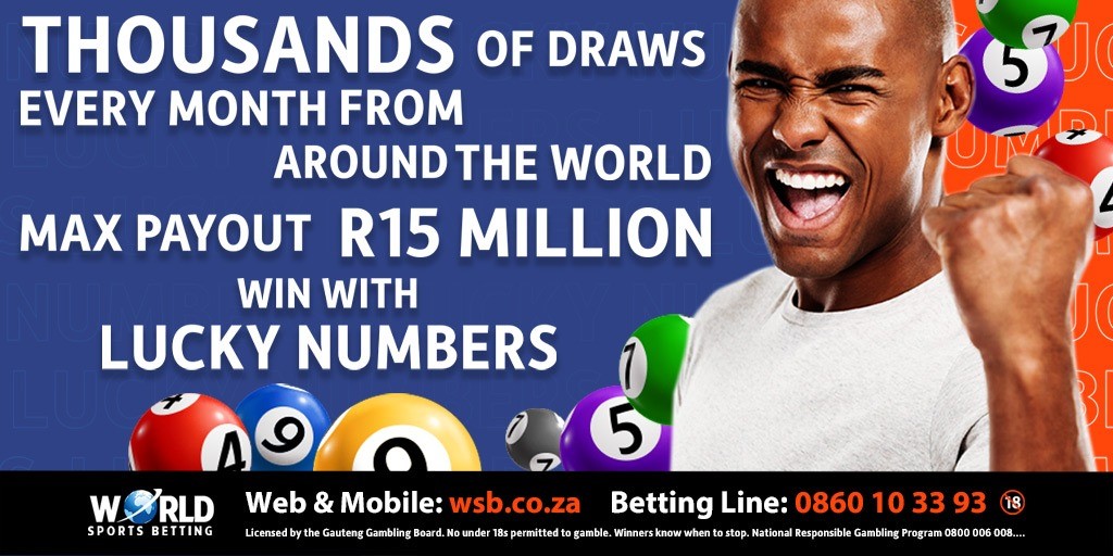WorldSportsBet's tweet photo. 1000's draws from around the world every month at World Sports Betting Lucky Numbers.
Play any four numbers and get your money back (the entire stake) if you get 3/4 Numbers correct.
#WinWithWSB #LuckNumbers #BetWithTheBest https://t.co/bwin18OBsG