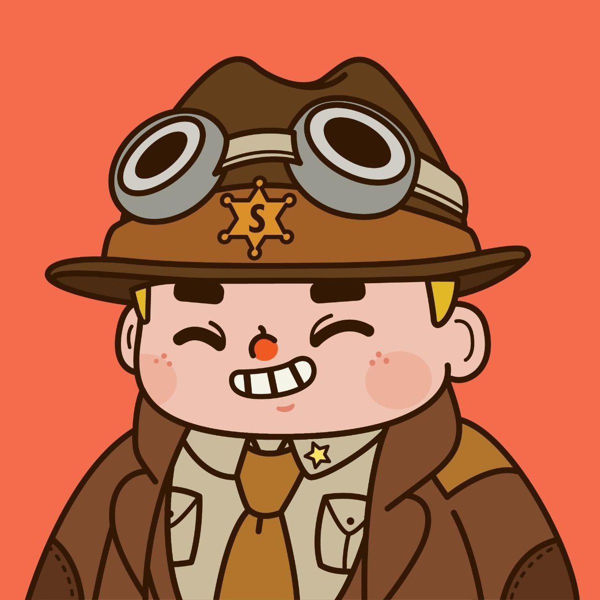0wangenft's tweet photo. Look out! There's a new sheriff in Orange Town 🎖 https://t.co/w1Od3JF8lj