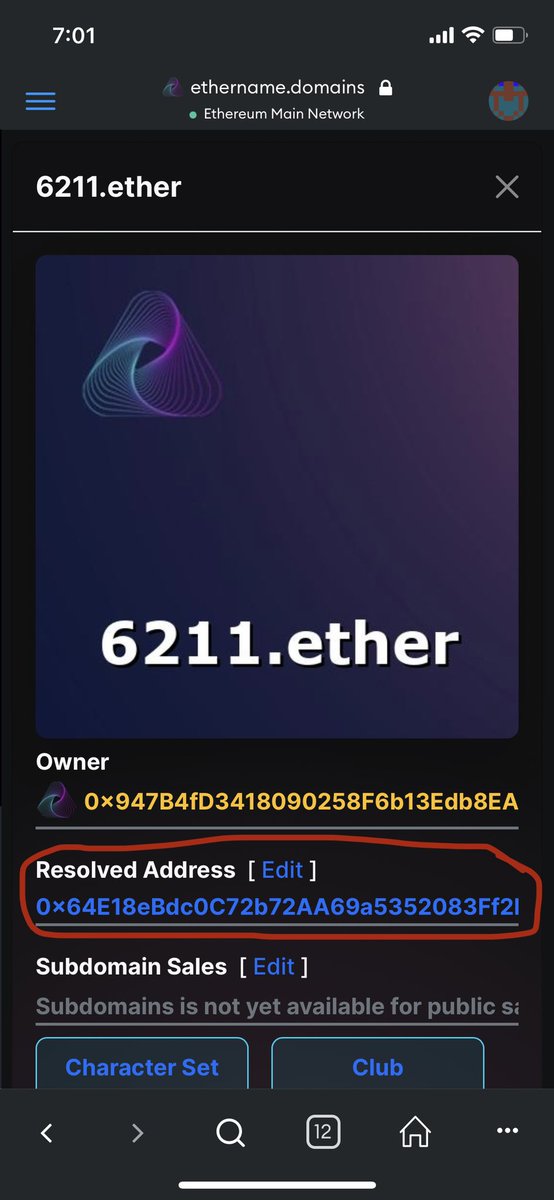 shawkednfts's tweet photo. gm ☀️ 
PSA: since launch, @ether_name .ether name service has done over 100E vol and is 4th on OS. i bought a few for GP and culture (with burner). frENS, if you’re buying off secondary, i suggest checking your name settings and updating your resolved addy. 🧠💡 #ens #web3 https://t.co/cgDTUAC2VF