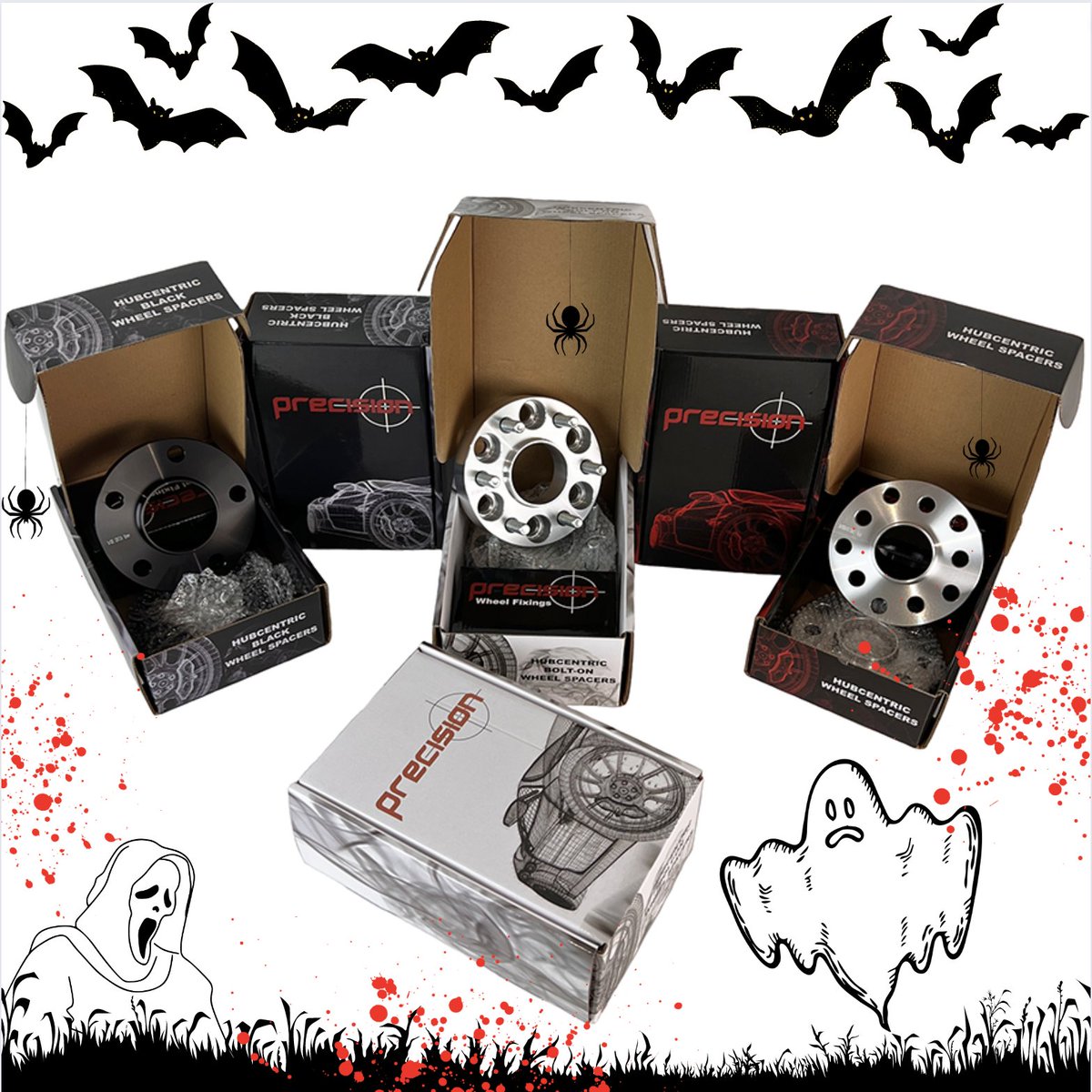 SPOOKY SEASON IS FINALLY HERE! Grab your spacers now via precision-autoco.uk🧟‍♂️👻