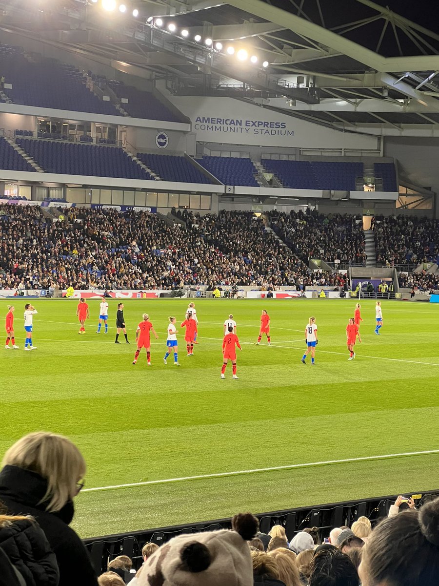 BethCalcott's tweet photo. Well worth the 6 hour round trip to see the @Lionesses and @LucyBronze on her 100th cap! ❤️🏴󠁧󠁢󠁥󠁮󠁧󠁿🥰 https://t.co/kfk0NWMRJG