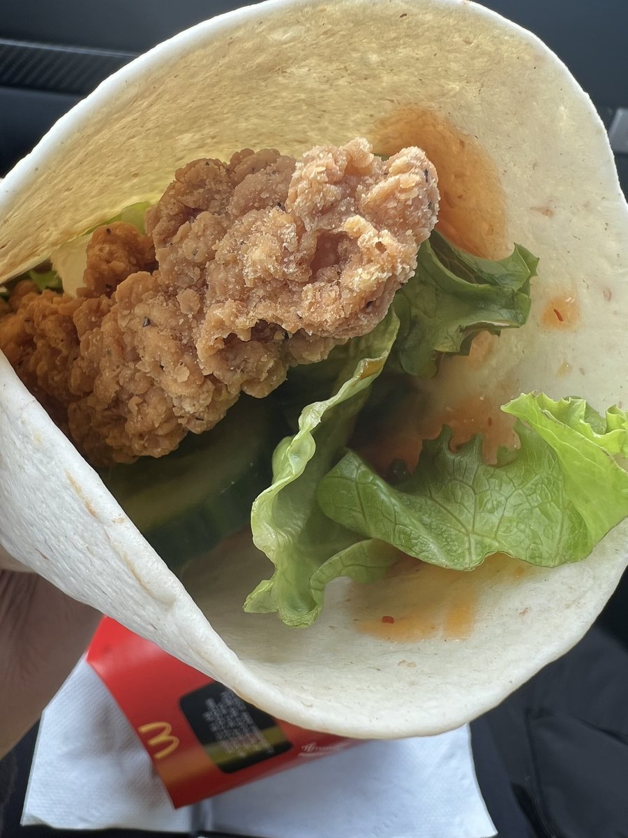 ManjitGhag's tweet photo. @McDonaldsUK you even printed it but still put cucumbers inside! Most disappointed https://t.co/1zRmaQ7Q3p