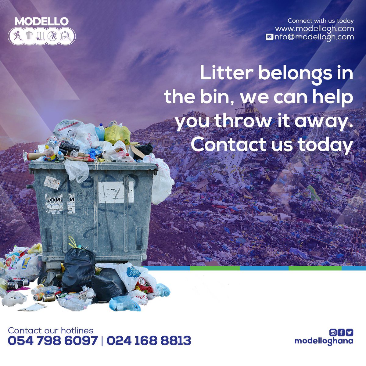 modelloghana's tweet photo. 😕Littering is a crime, let’s assist you to monitor 👮♂️ 👥 your ways. Reach out to us to thrash it all away
🤌Pick a hotline 📲
#rubbishtruck #rubbishdumper #thrashnearyou
#wastemanagementsolution #wastemanagementcompany https://t.co/yRox4ylj1F