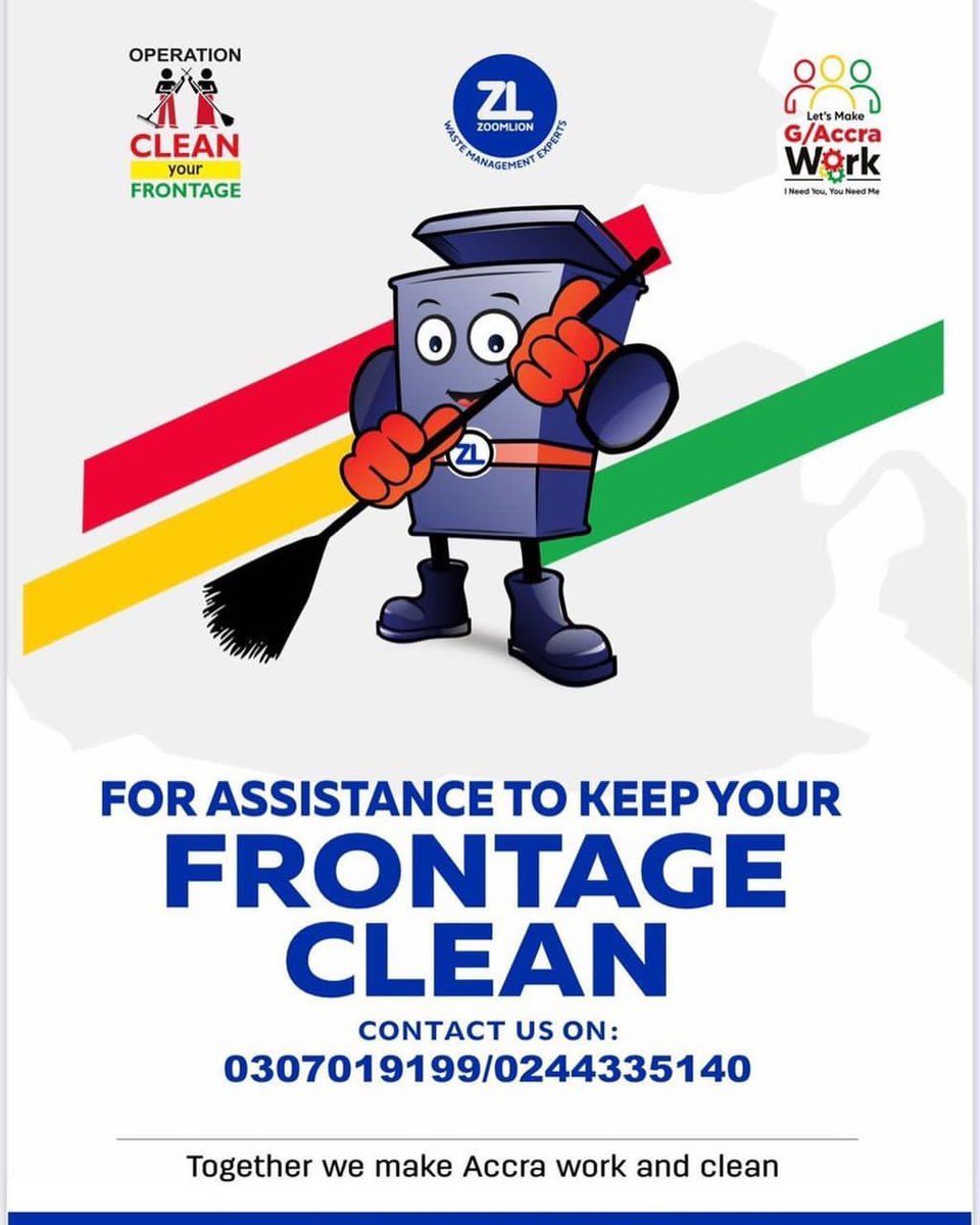 LivingstoneAnk4's tweet photo. We ain't stopping until we do away with improper dumping of refuse and we you are caught in any act of dumping wrongly please don't blame anybody so take charge of your frontage
#OperationCleanYourFrontage
#GetABin
@ZoomlionLtd
@Upprghana https://t.co/jGBfELwG8h