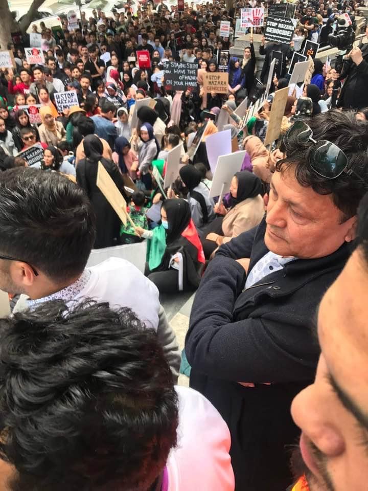 ahmadhamani's tweet photo. These photos were taken at yesterday's demonstration in front of the South Australian State Parliament to call for an end to the Hazara Genocide, the misogynistic and mediaeval discrimination against girls' education, and the ethnic cleansing of the Hazaras,
#StopHazaraGenocide https://t.co/Ov2Fx54Uag