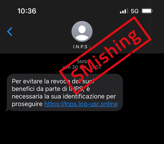 ⚠️ Attenzione! Sono in corso nuovi tentativi di #truffa tramite #SMS! #Inps per motivi di sicurezza non invia mai SMS con #link.
#InpsComunica #AttentiAlleTruffe #SMishing