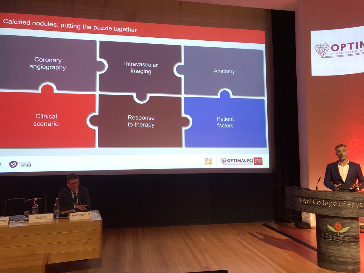 DrPeterOKane's tweet photo. @jcspratt breaking down the problem of #calcium in PCI & putting together the jigsaw of how we best manage @OptimaCTO #OPTIMALPCI
Brilliant talk as usual & best slides you can get which will rapidly span the 🌎 to a talk near you 😉
Education at its best -👏@VP_Med https://t.co/ZRct1ojvjD