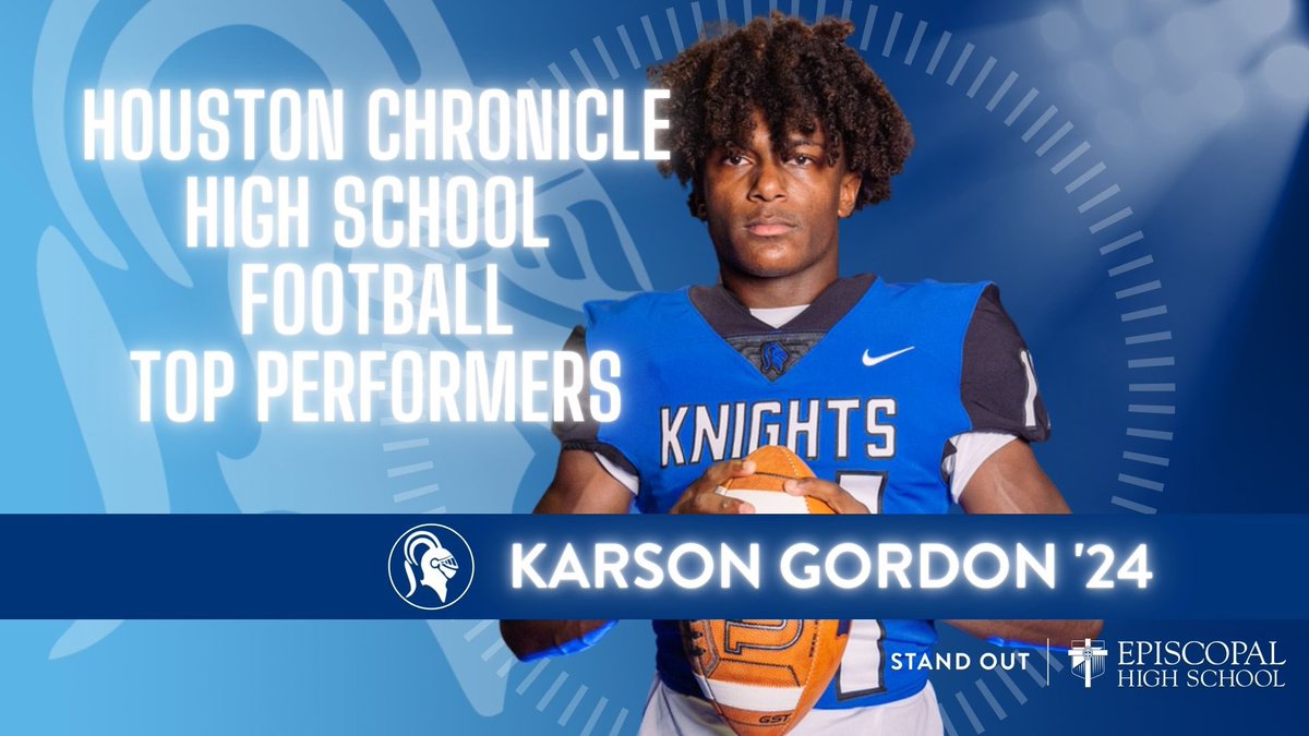 Another honor for QB1! Congratulations, @KarsonGordon24! #KnightsStandOut houstonchronicle.com/texas-sports-n…