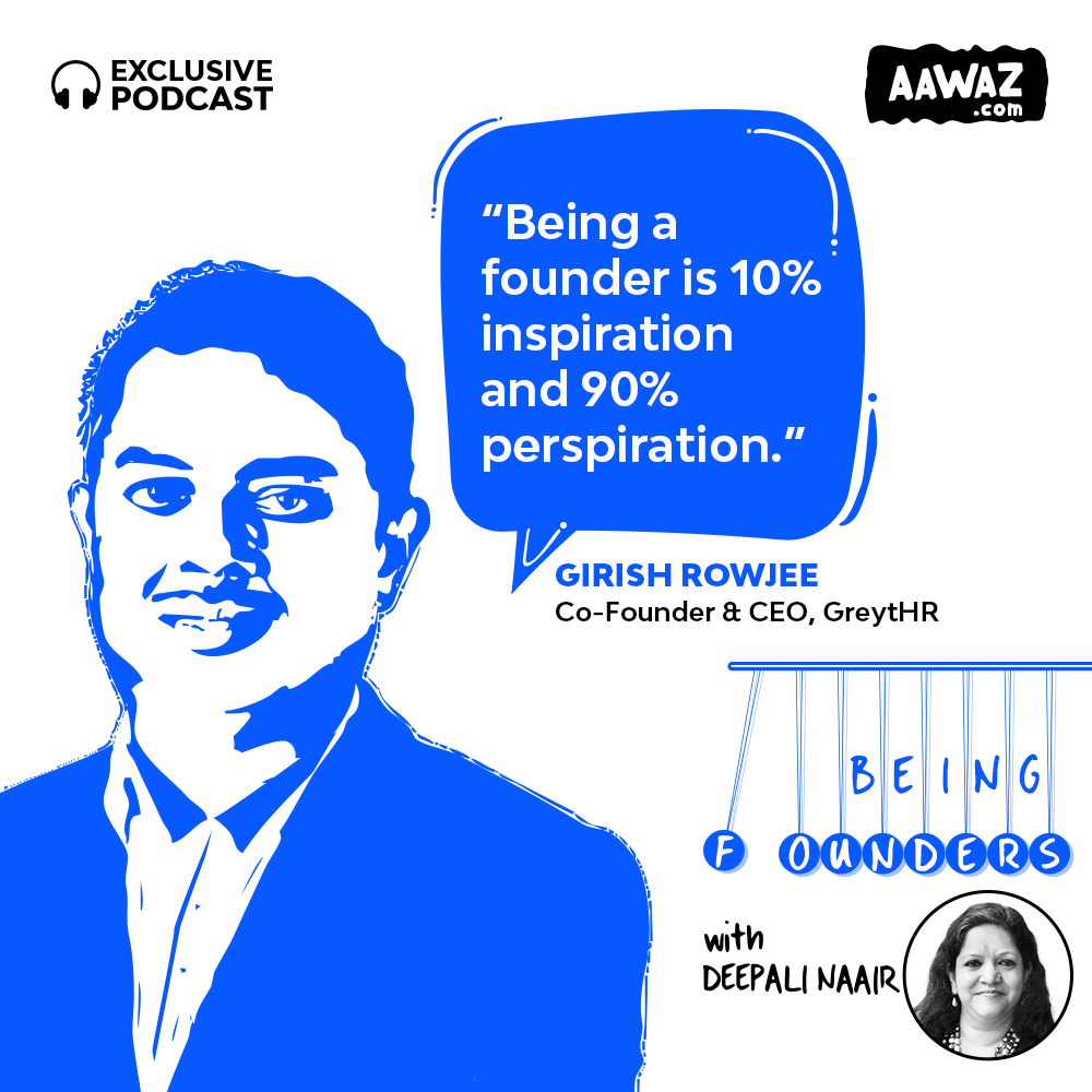 greythr2's tweet photo. "Being a founder is 10% inspiration and 90% perspiration."
Listen to this inspirational entrepreneurial journey of Mr. Girish Rowjee on Aawaz Podcast's show 'Being Founders with Deepali Naair'.
https://t.co/qdPIMUyZF3
#GreytipSoftware #greytHR #AawazPodcast #GirishRowjee https://t.co/VV2wq8BDYT