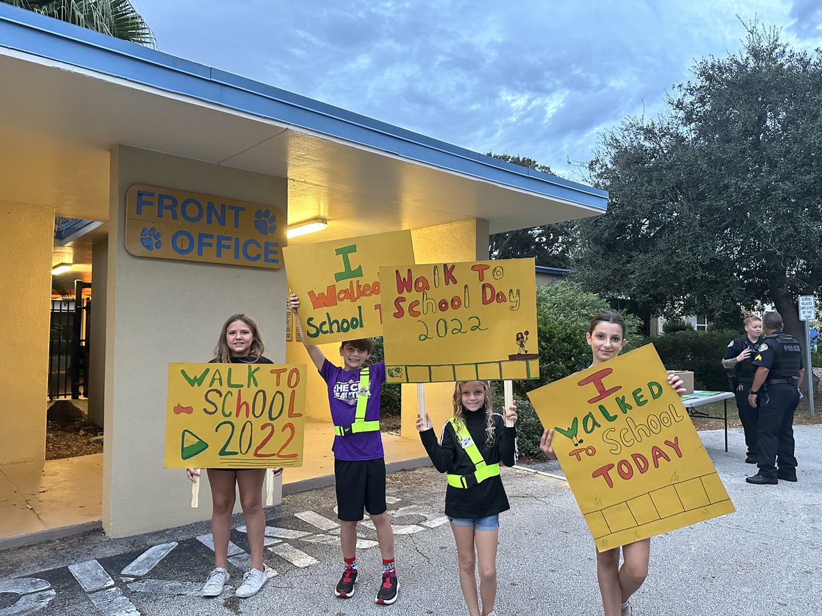 Excitement is building at Surfside Elementary for Walk to School Day. Student walk begins soon!!!!
⁦<a href="/SpaceCoastTPO/">Space Coast TPO</a>⁩