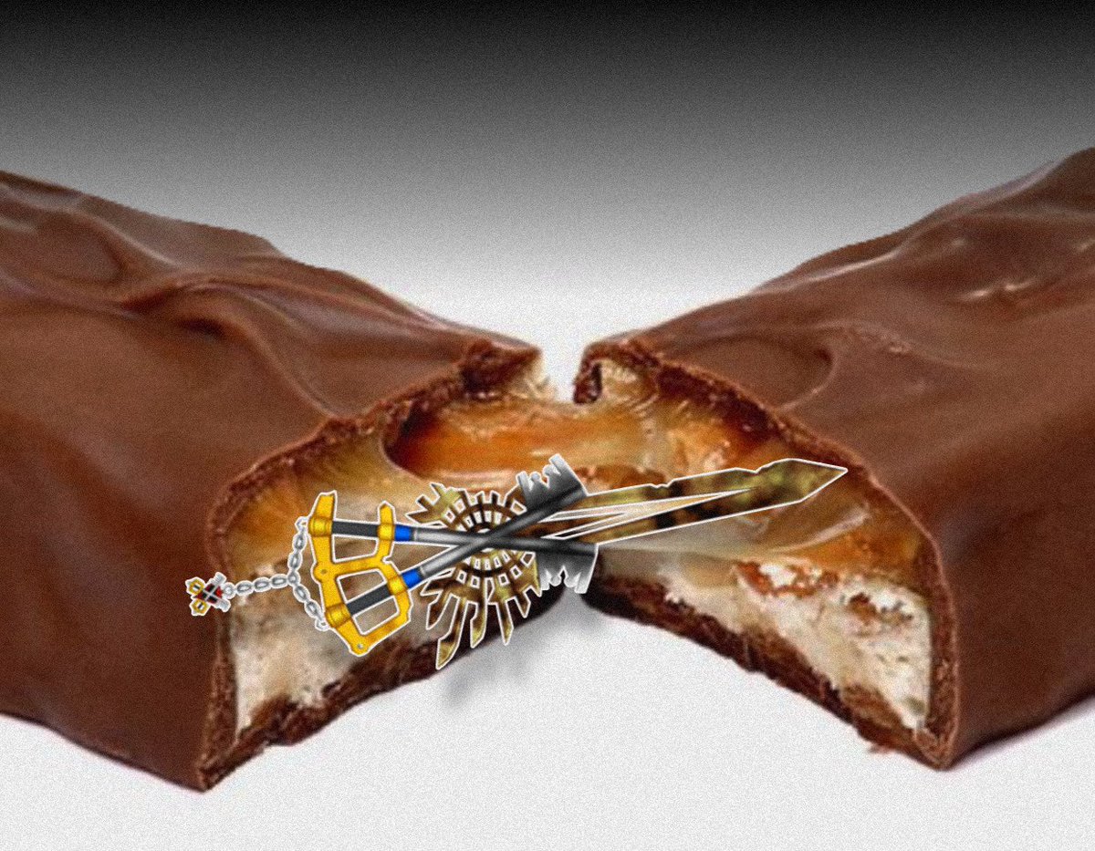 keybladememes's tweet photo. Parents PLEASE remember to check your kids candy!! I just found the χ-blade, a legendary weapon utilized to unlock and control Kingdom Hearts 

#kingdomhearts https://t.co/xIfHnQkgRp