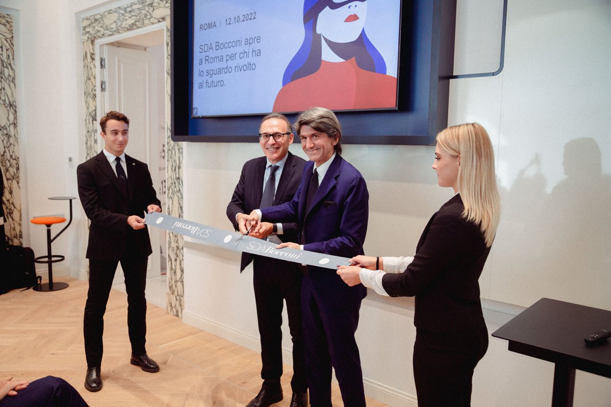 sdabocconi's tweet photo. Il nuovo capitolo della formazione manageriale è diventato realtà! #SDABocconiRoma https://t.co/AplbUf8erI