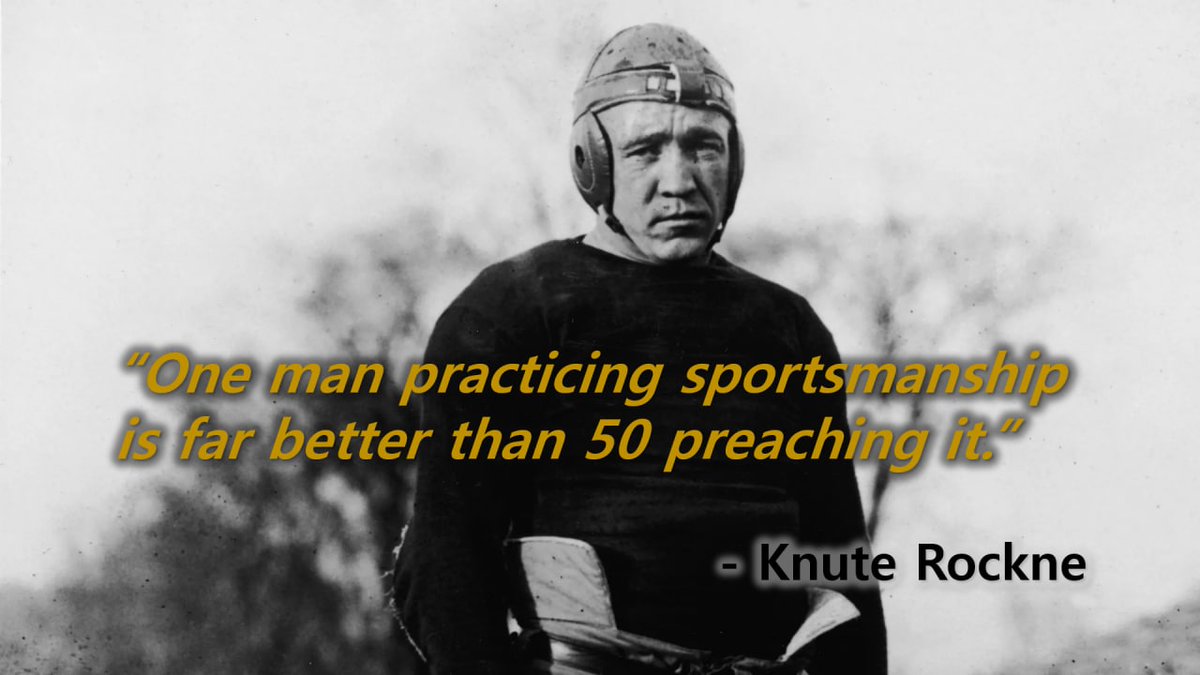 ArbCapGlobal's tweet photo. "One man practicing sportsmanship is far better than 50 preaching it." - Knute Rockne
#KnuteRockne #SportsLegends #Sports #SportsArbitrage #ArbitrageTrading #ArbitrageCapital #ArbCap https://t.co/y9m1LpBRwz