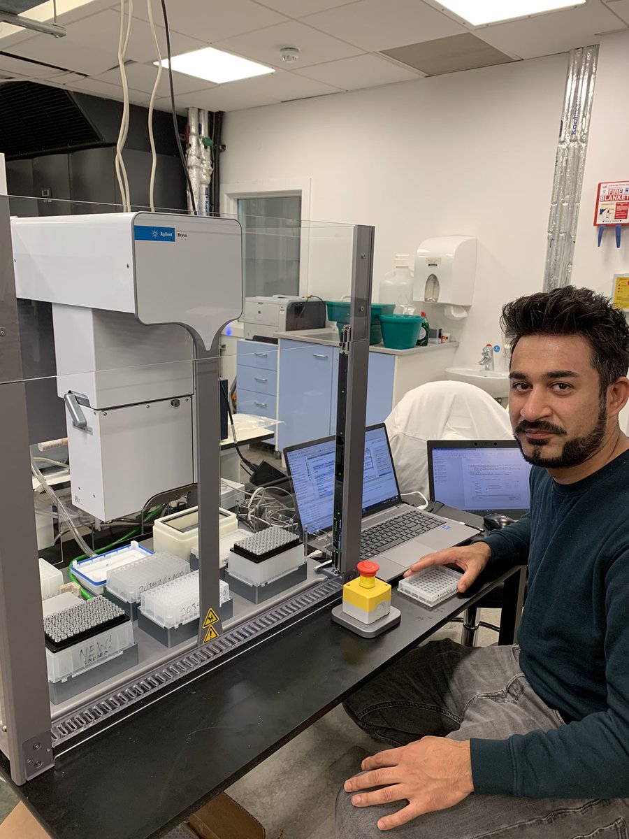EdinOmics's tweet image. We’re getting a Bravo #LiquidHandlingRobot from @Agilent installed today by @SufyanPandor. This will allow us to speed up sample prep and reduce any pipetting errors!