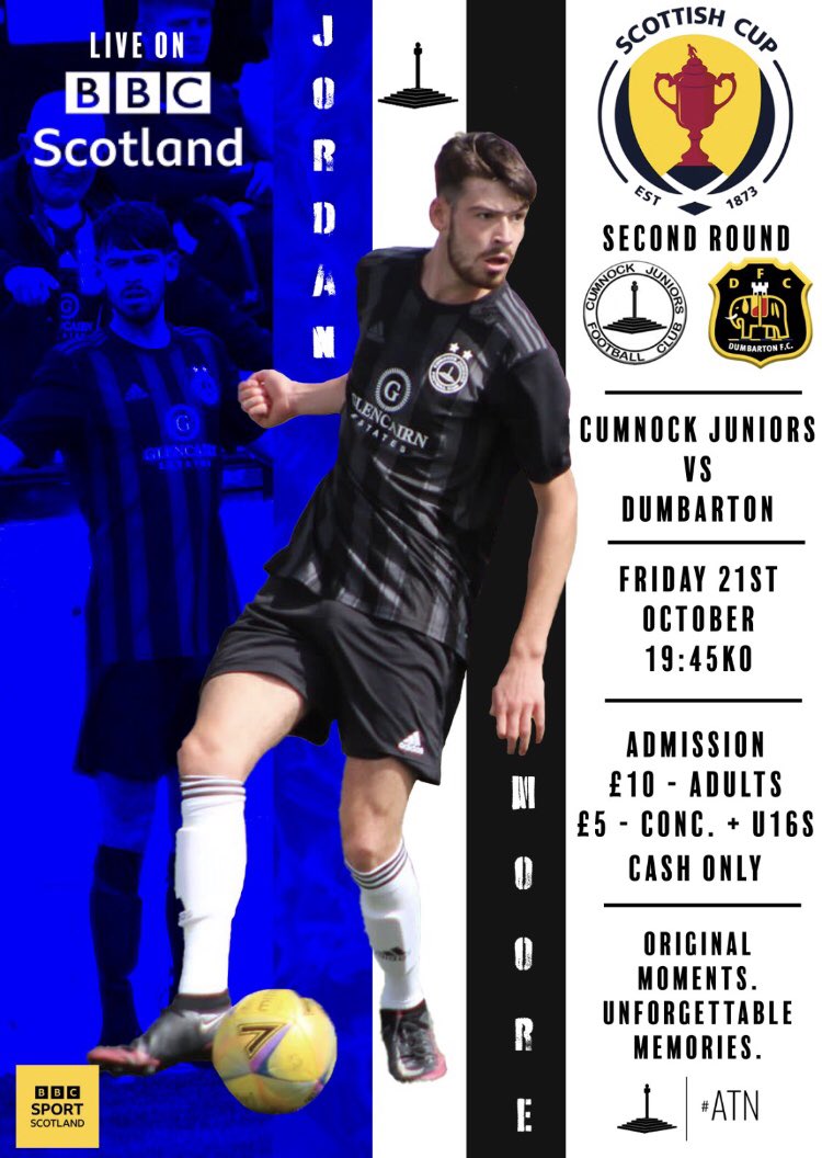 Info for <a href="/Dumbartonfc/">Dumbarton FC</a> game : 

The match is pay at the gate 
Adults - £10
Conc - £5
Under 16's - £5

All children under 12 must be accompanied by an adult

Entering the field of play is strictly forbidden

Could we please ask kids not to bring footballs to the match

Thank you