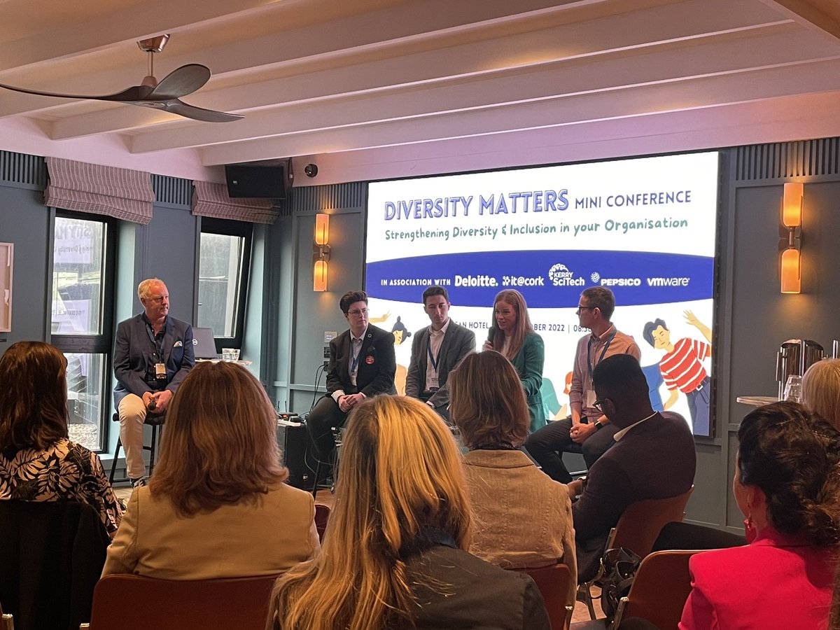 Excellent discussion, really challenging topics, powerful role models and lots of humor too at the @itcork @kerry_SciTech #DiversityMatters conference here this morning #learnedSoMuch #Iwork4Dell