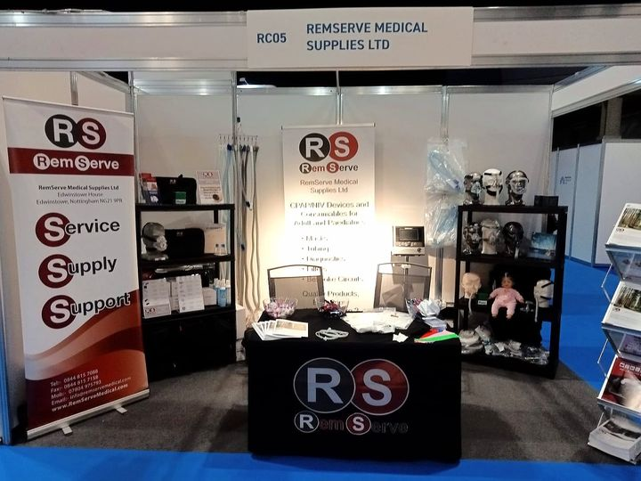remservemedical's tweet photo. We're at the @thenec in Birmingham today & tomorrow!
All set up at the @Respiratorypc exhibition.
Come say hello at stand RC05. ππ»
#respiratory #OSA #NHS #sleepapnoea #sleep #cpap #sleepservices #NEC #exhibition https://t.co/Of9eZK4vRt
