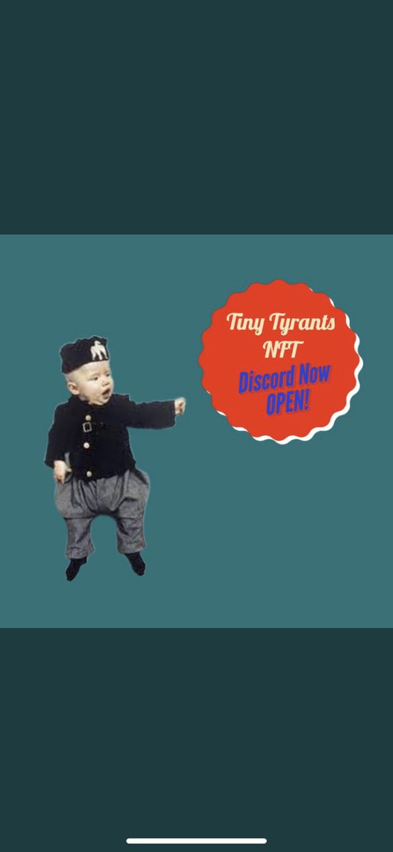 Don’t be stupid and join this community early! Check their amazing roadmap! Join them and don’t waste time! Get your role and grind with this amazing guys! <a href="/TinyTyrantsNFT/">Tiny Tyrants NFT🪓</a> #NFTCommmunity #nft #Solana #NFTGiveaways #nftcollectors