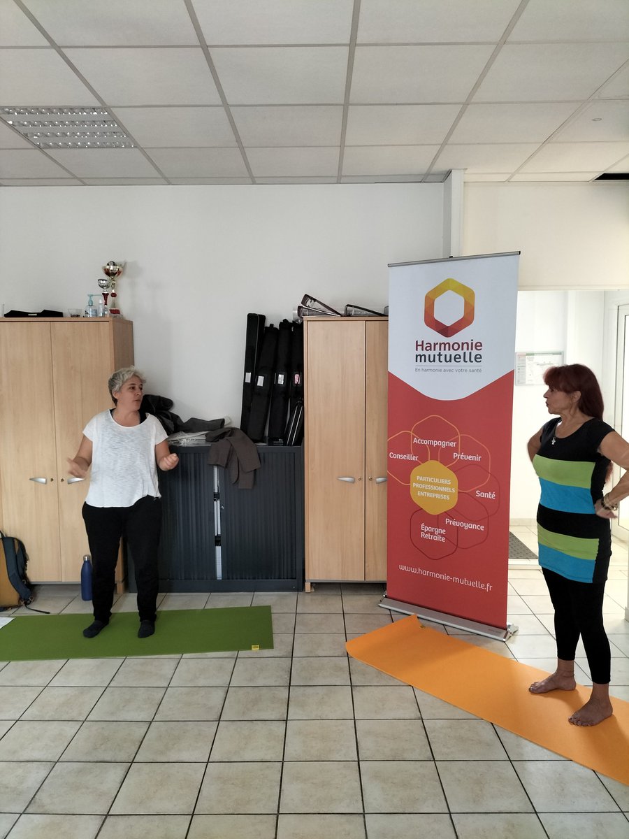 Ce matin, un atelier d’initiation au #Do-In et au #Shiatsu 🙏, réservé aux élus <a href="/hmutuelleceven1/">hmutuellecevennes</a>