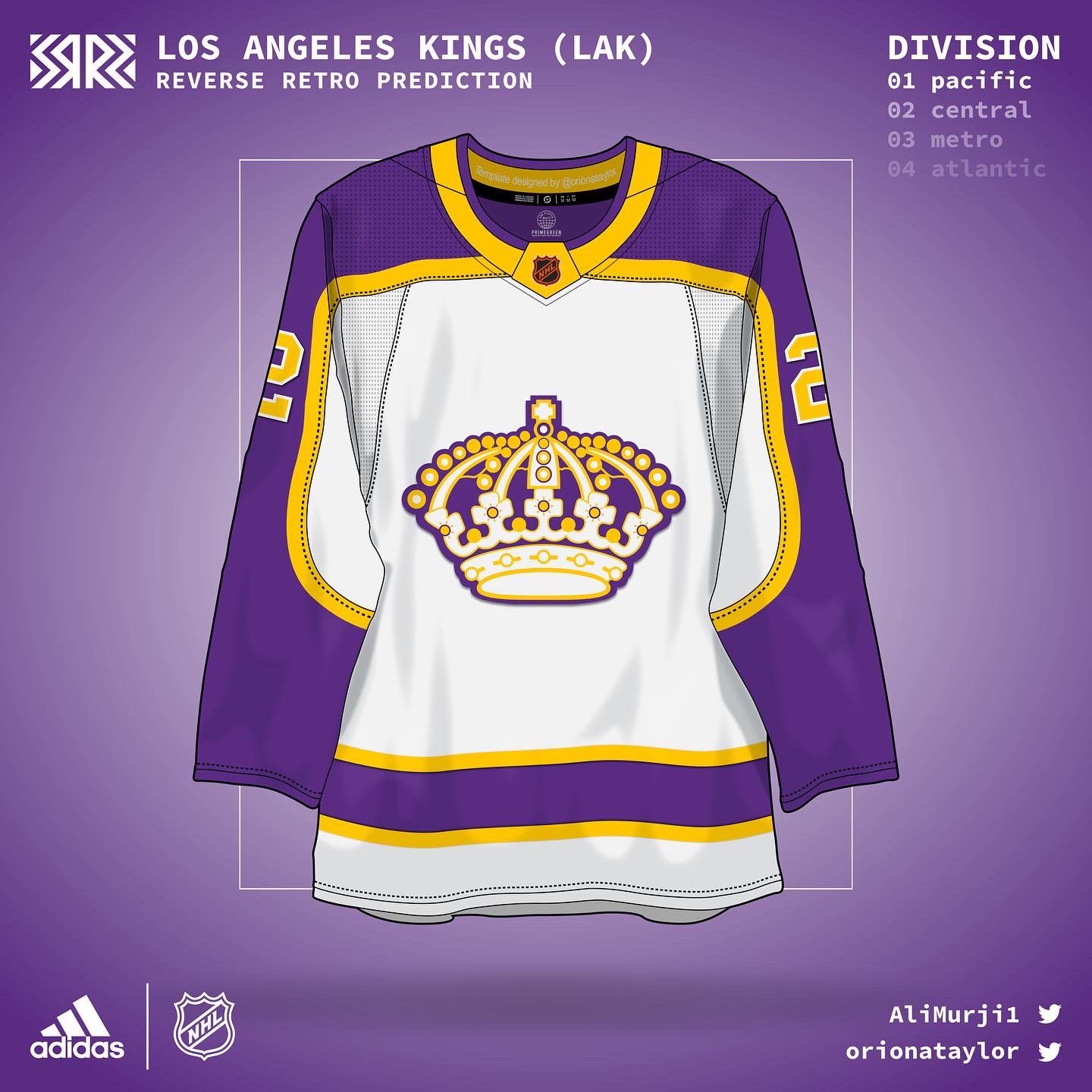 NHL Reverse Retro Jersey Leaks In Pacific Division 