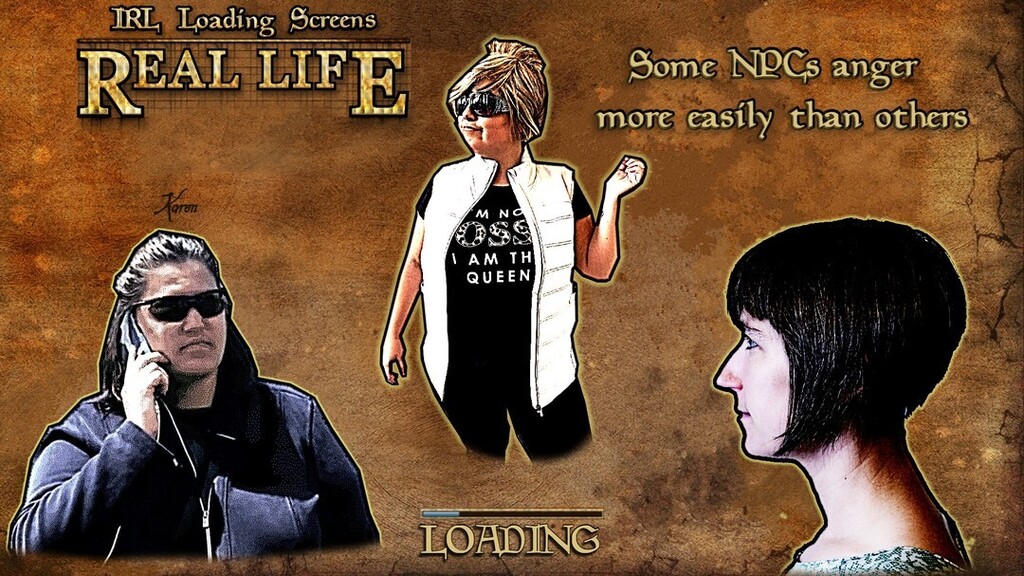 IRLoadingScreen's tweet photo. #LoadingScreen #Gaming #ElderScrolls #Memes #Meme #Morrowind #IRLLoadingScreens #Karen https://t.co/N2M2AmBwPb
