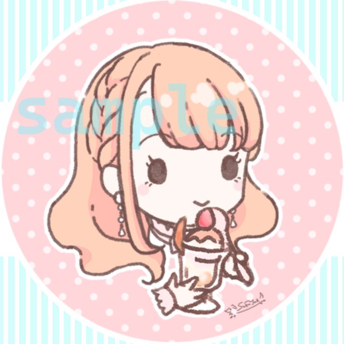スイーツ女子のtwitterイラスト検索結果