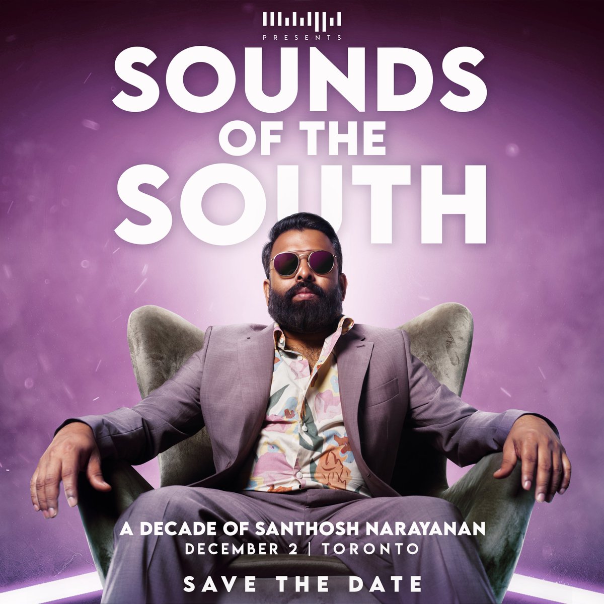 maajja (@joinmaajja) on Twitter photo TORONTO ARE YOU READY!?!
We are excited to bring you
#SoundsoftheSouth
a celebration of a decade of Santhosh Narayanan(<a href="/Music_Santhosh/">Santhosh Narayanan</a>)
See you all on December 2, 2022.
Save the date. Tickets on sale soon.
#santhoshnarayanan #adecadeofsana
#santhoshnarayananlive TORONTO ARE YOU READY!?!
We are excited to bring you
#SoundsoftheSouth
a celebration of a decade of Santhosh Narayanan(<a href="/Music_Santhosh/">Santhosh Narayanan</a>)
See you all on December 2, 2022.
Save the date. Tickets on sale soon.
#santhoshnarayanan #adecadeofsana
#santhoshnarayananlive