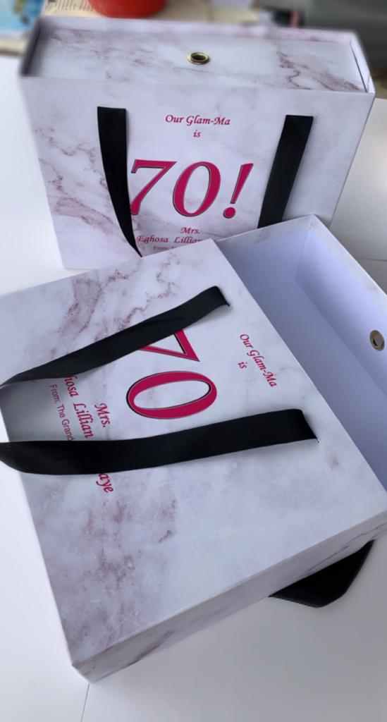 Branded Box Available