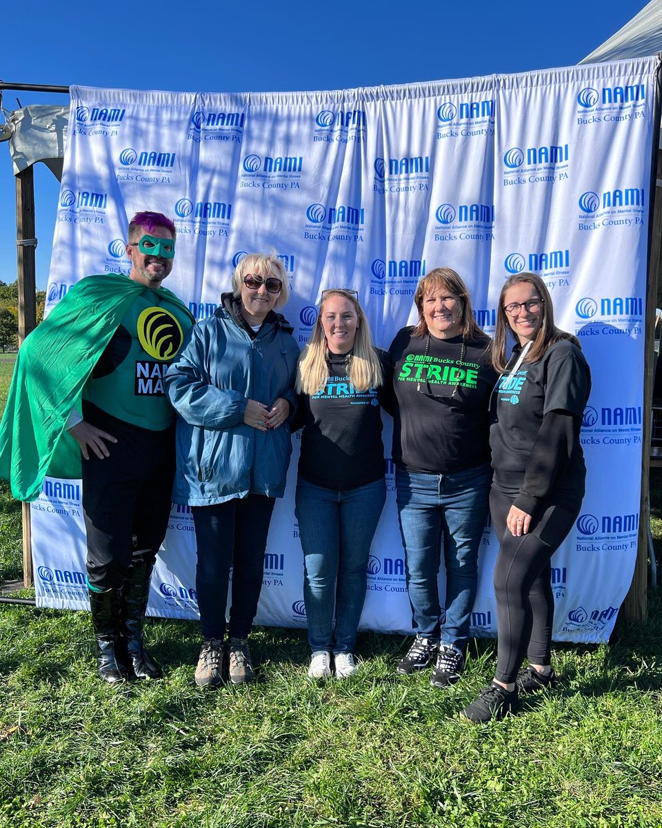 cspbucks's tweet photo. CSP Bucks had a blast #crushingthestigma at the @namistride 💚💚💚

Swipe to check out some of the fun🤗
___
#CSPBucks #CSP #CommunitySupportProgram #TogetherWeAreStronger #NothingAboutUsWithoutUs #Community #MentalHealthAwareness #StrengthBasedApproach #SystemsOfCare #Recovery https://t.co/WCnxZQOx6A