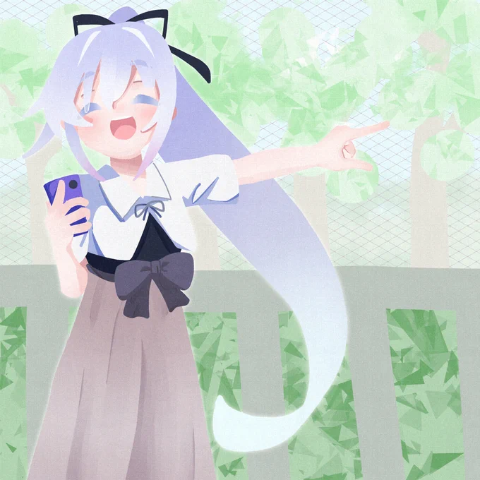 #ピノの自由帳「次はあっちに行きましょう!」 
