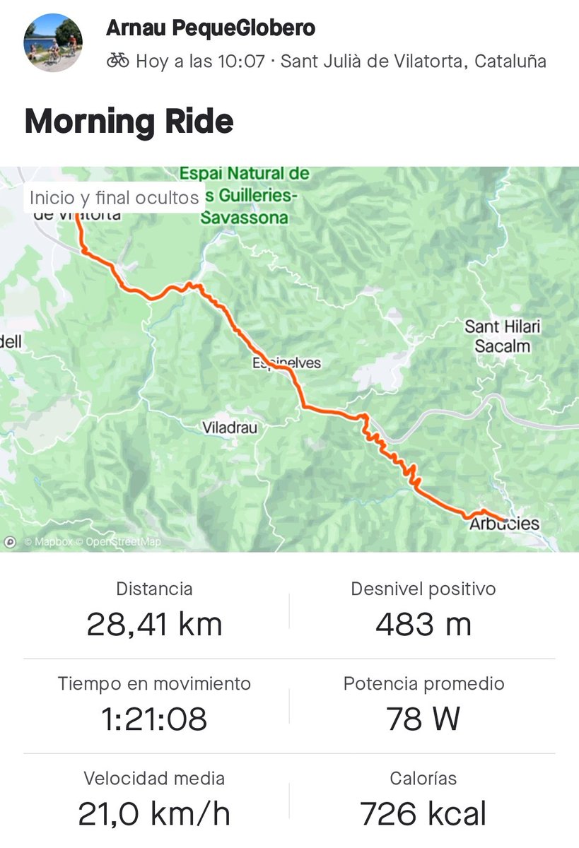 ramacabici's tweet photo. Sant Julià de Vilatorta-Arbúcies 🚴🚴 #cicloturismo con el #Canijo #Arnau #MagliaRosa #PequeGlobero #ColldeRomegats #ColldelBuc #ColldeRevell https://t.co/pimnoR909g