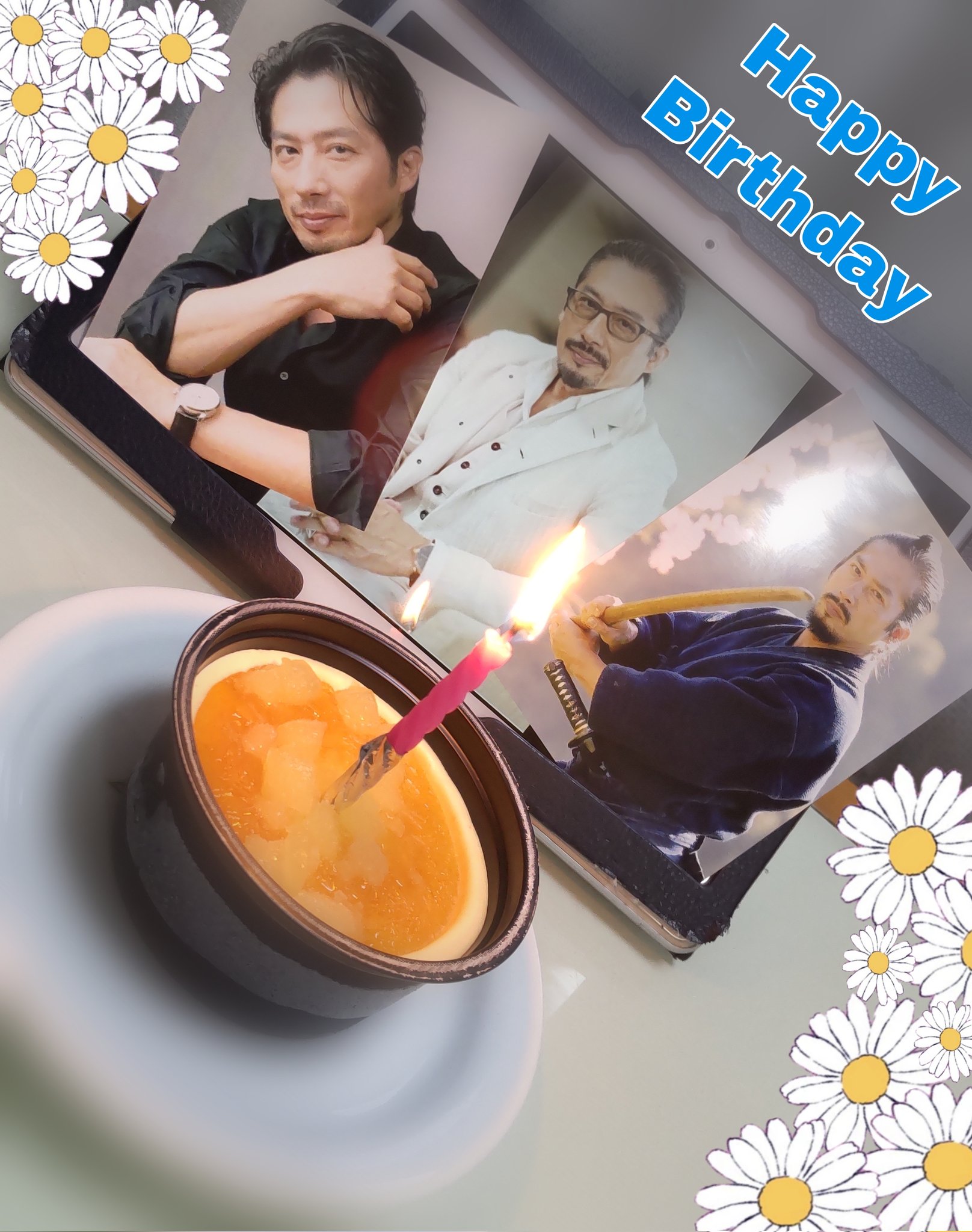                Happy Birthday Dear Hiroyuki sanada
62                   