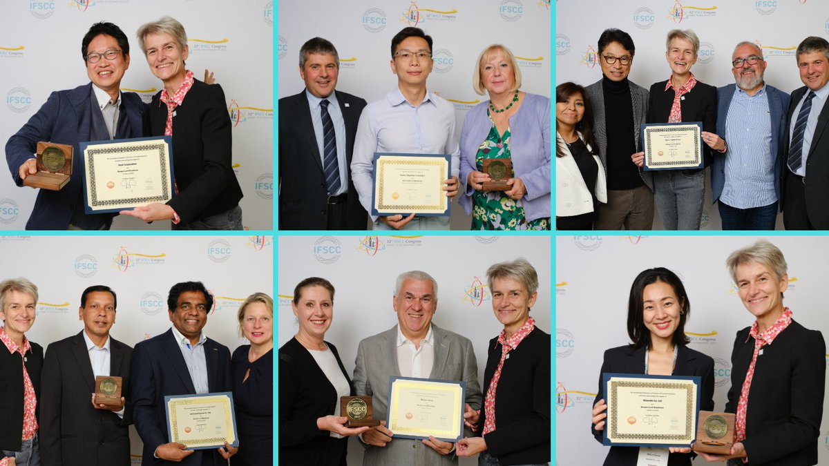 Wonderful to catch up with a number of our benefactors at the 32nd IFSCC Congress last month. In addition to those pictured here – Mageline, Kose, Shiseido, Babor, Ichimaru Pharcos and Biocosmethic – were Mibelle and Provital. Thank you as ever for your very generous support.