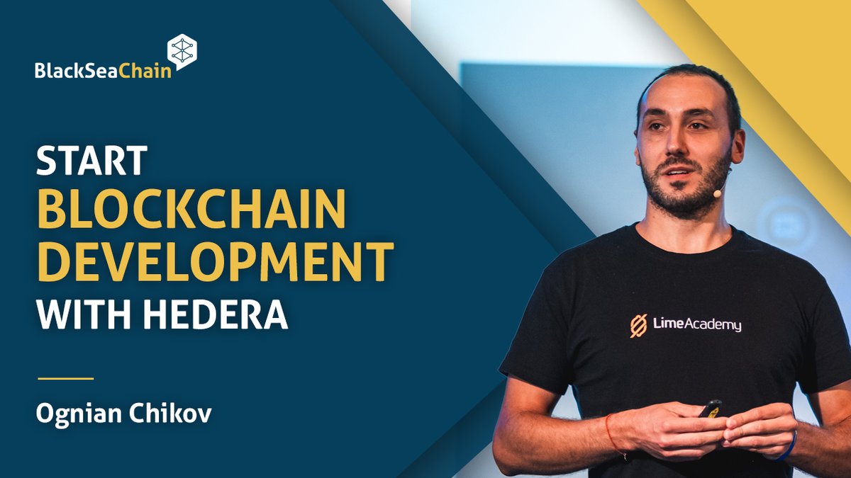 Start #Blockchain Development with #Hedera is the topic of the next awesome presentation we want to share with you!
 
It is delivered by <a href="/Ogi_Chikov/">Ognyan Chikov</a>, Senior Blockchain Developer at <a href="/LimeChainHQ/">LimeChain - Blockchain & Web3 Solutions</a>, and Mentor at @LimeAcademy.
  
Check it out. It is worth it! 
youtu.be/ZelSQ4QAq9M
