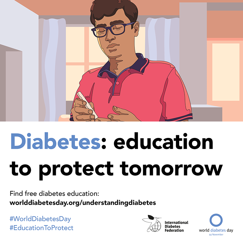 We asked people living with #diabetes what they need most support with to manage their condition & over 1 in 3 answered exercise & lifestyle. #WorldDiabetesDay #EducationToProtect