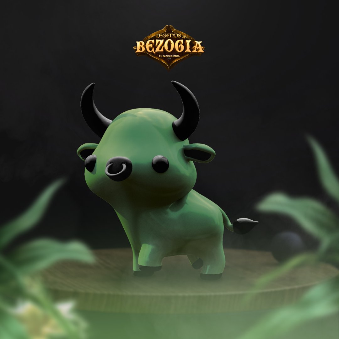 The Bull Petzogi. Representing strength and power, this tough bundle of fun is ready to join you on your journey throughout the wild lands of Bezogia. 🐂 #LegendsofBezogia #P2E #Blockchaingaming