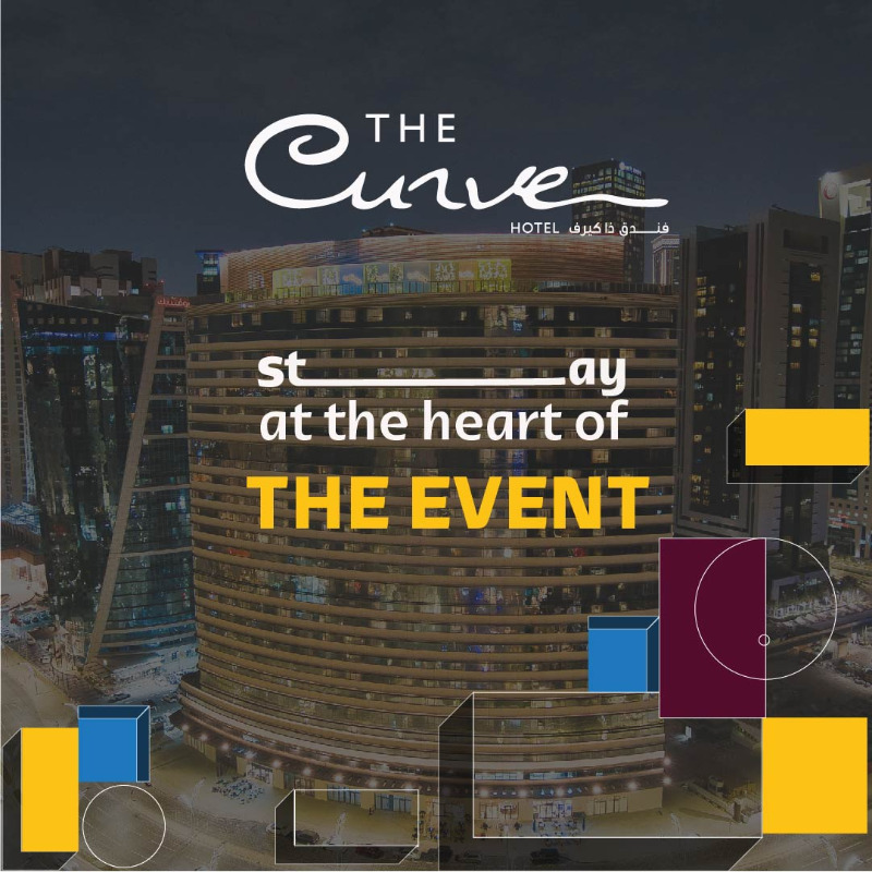 thecurvehotel's tweet photo. Book your #FIFAWorldCup #Qatar2022 Hotel Room at the heart of West Bay near the metro and the beach 🏆 ⚽
