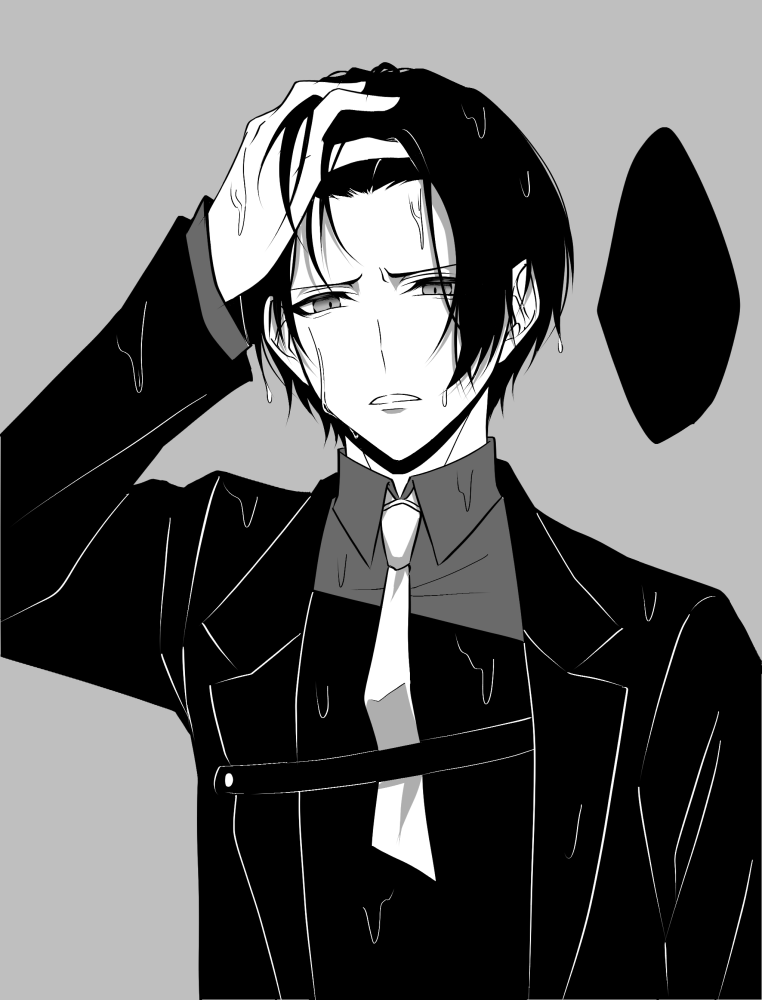 ちさとさんの小説の部長君の表情がどのシーンも最高だったのでFA描き始めたらアレもコレも描きたくなって増えました。イメージ違ったら大変申し訳ありません!!(台詞は小説読んだら分かるので入れてません)(モブへの笑顔と小鳩への笑顔の差を描きたかった…)
https://t.co/Yt9Q0nb7JB